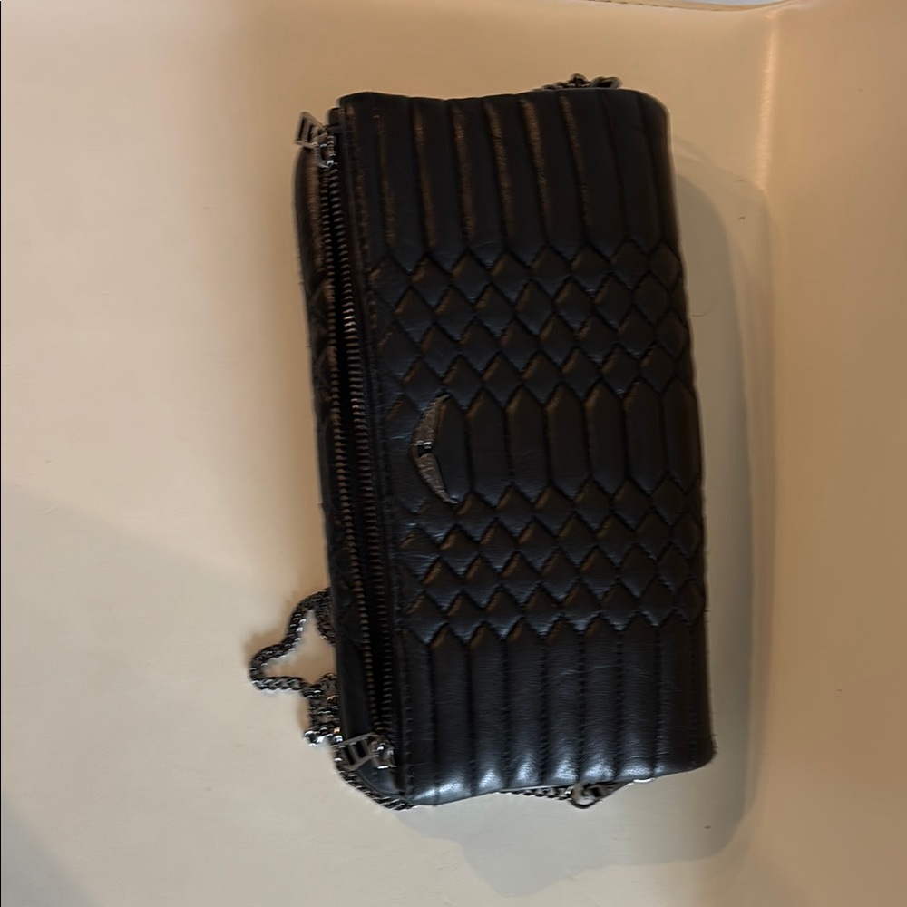 Zadig & Voltaire rock matte scale shoulder bag